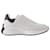 Alexander Mcqueen Sneakers aus schwarzem und weißem Leder Mehrfarben  ref.608596