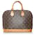 Louis Vuitton Brown Monogram Alma PM Leather Cloth  ref.608850