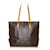 Louis Vuitton Brown Monogram Cabas Mezzo Leather Cloth  ref.608917