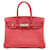 Hermès HERMES BIRKIN 30 Veau Epsom Bougainvillea Red Pink Palladium Leather  ref.609604
