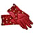 Hermès Gloves Red Leather  ref.609710