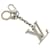 LOUIS VUITTON Porte Cles Initials LV Key Holder metal Silver M65071 auth 30325 Silvery  ref.609723