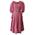 Vestido midi ombro a ombro Rejina Pyo Greta em algodão rosa  ref.609828