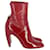 Louis Vuitton Eternal Ankle Boots aus rotem Lackleder  ref.609872