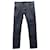 Jeans slim fit Saint Laurent in denim blu scuro Blu navy Cotone  ref.609922