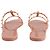 Sandali Stuart Weitzman Jelly con Perla in Gomma Rosa Pesca - vista 4