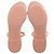 Sandali Stuart Weitzman Jelly con Perla in Gomma Rosa Pesca - vista 5