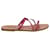 Ancient Greek Sandals Antike griechische Sandalen Spetses flache Knotensandalen aus rosa Leder Pink  ref.609968