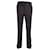 Yves Saint Laurent Rive Gauche Trousers in Black Wool  ref.609976