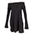 Autre Marque Minivestido de lana negra con hombros descubiertos de Isa Arfen Negro  ref.609977
