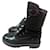 Chanel botas Preto Couro envernizado  ref.610148
