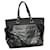 Chanel Biarritz Black Leather Cloth  ref.610150