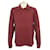 Hermès NEW TSHIRT HERMES POLO WINDSOT LONG SLEEVES T36 S IN BURGUNDY COTTON Dark red  ref.611120