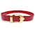 BELT LOUIS VUITTON T70 IN RED EPI LEATHER GOLD METAL BUCKLE LEATHER BELT  ref.611139