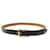 Hermès CINTURA HERMES VINTAGE IN VITA 90 Cintura in pelle marrone scuro  ref.611146