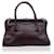 Double Prada Brown Leather Doctor Bag Satchel Bag Handbag  ref.611222