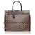 Louis Vuitton Brown Damier Ebene Greenwich PM Cloth  ref.611240