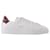 Golden Goose Deluxe Brand Pure Star Sneakers - Golden Goose -  White/Burgundy - Leather  ref.611418