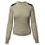 Isabel Marant Contrast Patch Sweater in Cream Laine Wool White  ref.611457