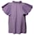 Roseanna Sea Bailey Broomstick Flutter Top in Lilac Linen Blend Purple  ref.611460