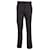 Yves Saint Laurent Tom Ford für YSL Rive Gauche Schmal geschnittene Hose aus schwarzer Baumwolle  ref.611846