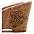 Chanel Sandali con zeppa CC in tela a righe blu corallo Marrone Beige - vista 6