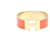 Hermès Fare clic sul braccialetto H Arancione Metallo  ref.611865