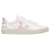 Veja Sneakers Campo en Cuir sans Chrome Blanc et Rose Multicolore  ref.612025