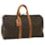Louis Vuitton Keepall 45 Brown Cloth  ref.557111