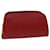 LOUIS VUITTON Epi Dauphine PM Pochette Rouge M48447 LV Auth pt3657 Cuir  ref.612765