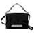 Alexander Mcqueen Mini-Kettentasche mit vier Ringen aus schwarzem Lackleder  ref.613146