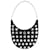 Coperni Ring Swipe Bag in Black Embroidery  ref.613246