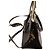 Sophie Hulme Stamped Zip-Top Bowling Bag in Black Leather - view 2