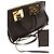 Sophie Hulme Stamped Zip-Top Bowling Bag in Black Leather - view 6
