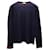 City Balenciaga Sweatshirt with Red Accent Stripes in Navy Blue Cotton   ref.613255