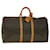Louis Vuitton Keepall 50 Brown Cloth  ref.613408