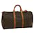 Louis Vuitton Keepall 50 Brown Cloth  ref.613412