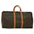 Louis Vuitton Keepall 55 Brown Cloth  ref.613456