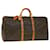 Louis Vuitton Keepall 60 Brown Cloth  ref.613516