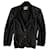 Yves Saint Laurent Veste blazer vintage YSL Laine Noir  ref.613580