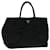 PRADA Nylon Hand Bag Black Auth 30324  ref.613624