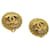 CHANEL COCO Mark Earring metal Gold CC Auth 30468a Golden  ref.613647