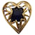 Pierre Balmain Balmain stone heart Golden Steel  ref.613761