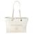 Chanel Ivory Metallic Tweed Small Deauville Shopping Tote  White  ref.613952