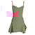 Autre Marque Dion Lee Bustier Flared Mini Dress in Pink Wool  ref.614009