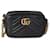 Gucci Mini sac à bandoulière Gg Marmont en cuir Matelasse noir  ref.614037