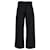 Dior Hose mit weitem Bein aus schwarzer Wolle  ref.614124