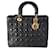 Dior Black Cannage Quilted Calfskin Large Lady  Bag  Leather  ref.614152