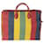 Cabas Baiadera en toile à rayures multicolores Gucci  ref.614194
