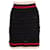 Gucci Strickrock mit Webdesign aus schwarzer Baumwolle  ref.614290